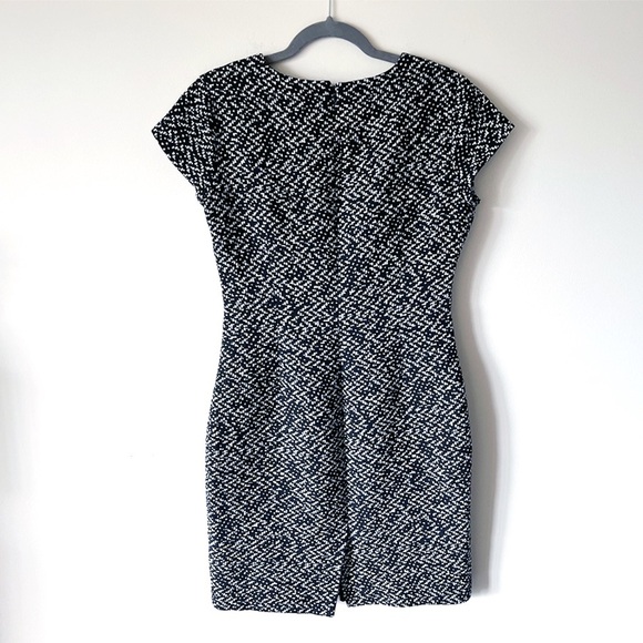 Lafayette 148 New York - Woven Sheath Dress - Cap Sleeve - Picture 3 of 12